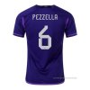 2ª Camiseta Argentina Jugador Pezzella 2022