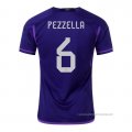 2ª Camiseta Argentina Jugador Pezzella 2022