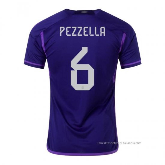 2ª Camiseta Argentina Jugador Pezzella 2022 - Haga un click en la imagen para cerrar