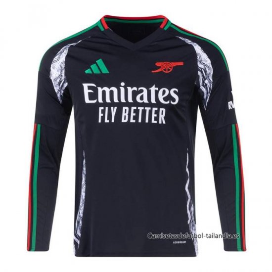 2ª Camiseta Arsenal Manga Larga 2024-2025 - Haga un click en la imagen para cerrar