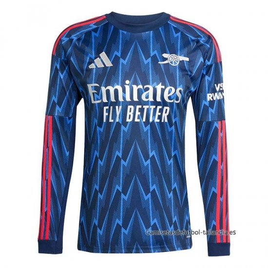 2ª Camiseta Arsenal Manga Larga 2025-2026 - Haga un click en la imagen para cerrar