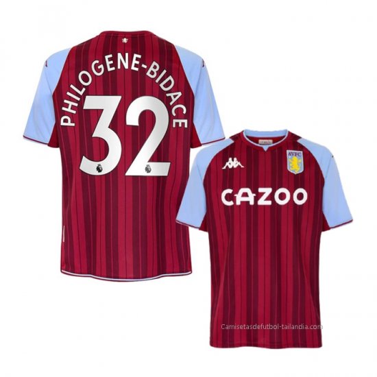 1ª Camiseta Aston Villa Jugador Philogene-Bidace 2021-2022 - Haga un click en la imagen para cerrar
