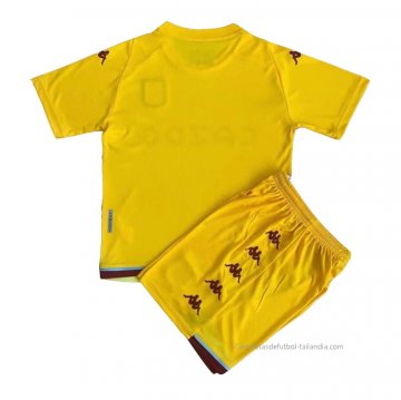 Camiseta Aston Villa Portero Nino 2021-2022 Amarillo