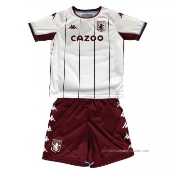 2ª Camiseta Aston Villa Nino 2021-2022 2ª Camiseta Aston Villa Nino 2021-2022