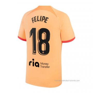 3ª Camiseta Atletico Madrid Jugador Felipe 2022-2023 3ª Camiseta Atletico Madrid Jugador Felipe 2022-2023