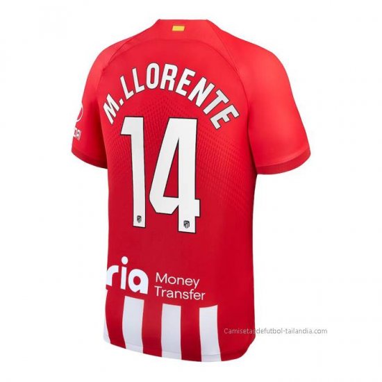 1ª Camiseta Atletico Madrid Jugador M.Llorente 2023-2024 - Haga un click en la imagen para cerrar