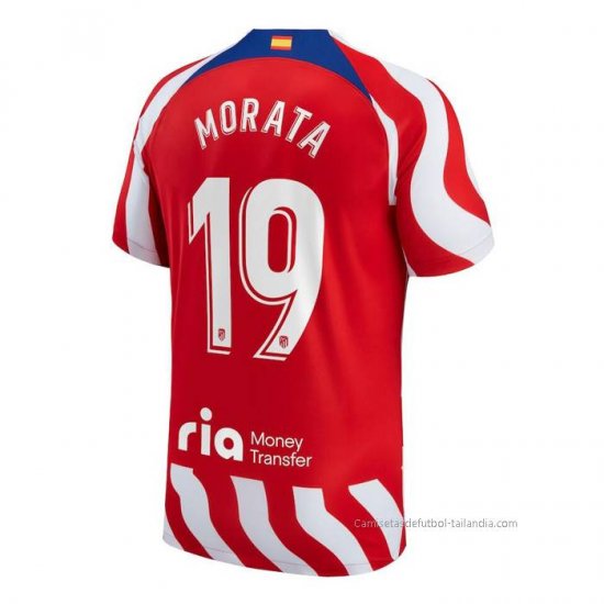 1ª Camiseta Atletico Madrid Jugador Morata 2022-2023 - Haga un click en la imagen para cerrar