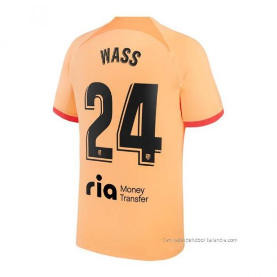 3ª Camiseta Atletico Madrid Jugador Wass 2022-2023 - Haga un click en la imagen para cerrar