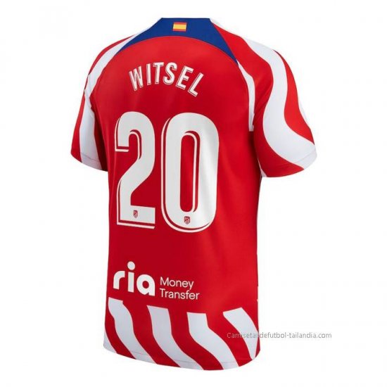 1ª Camiseta Atletico Madrid Jugador Witsel 2022-2023 - Haga un click en la imagen para cerrar
