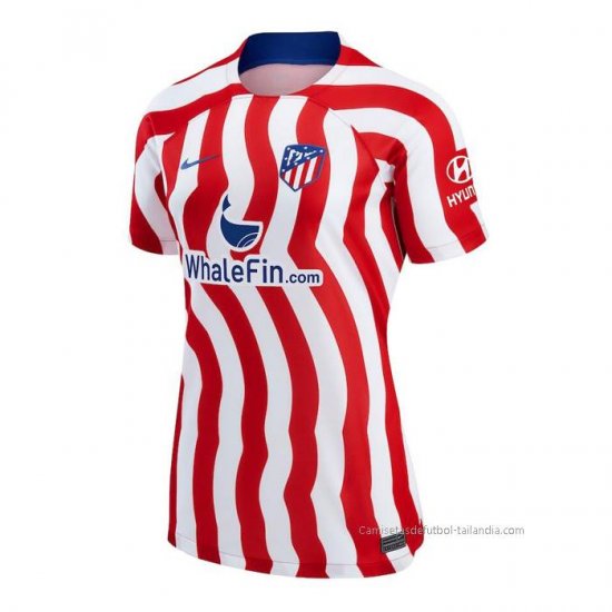 1ª Camiseta Atletico Madrid Mujer 2022-2023 - Haga un click en la imagen para cerrar