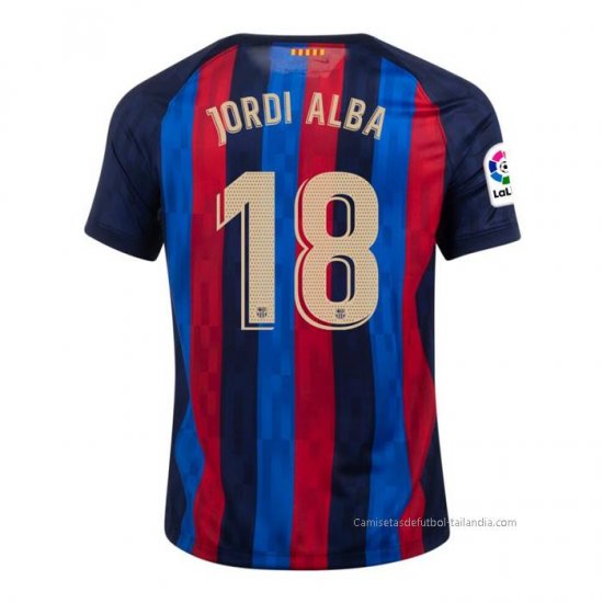 1ª Camiseta Barcelona Jugador Jordi Alba 2022-2023 - Haga un click en la imagen para cerrar