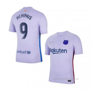 2ª Camiseta Barcelona Jugador Memphis 2021-2022