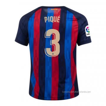 1ª Camiseta Barcelona Jugador Pique 2022-2023 1ª Camiseta Barcelona Jugador Pique 2022-2023