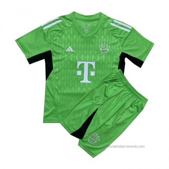 2ª Camiseta Bayern Munich Portero Nino 2023-2024 - Haga un click en la imagen para cerrar