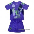2ª Camiseta Bayern Munich Portero Nino 2024-2025