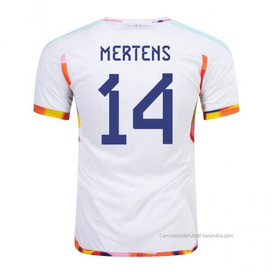 2ª Camiseta Belgica Jugador Mertens 2022 - Haga un click en la imagen para cerrar