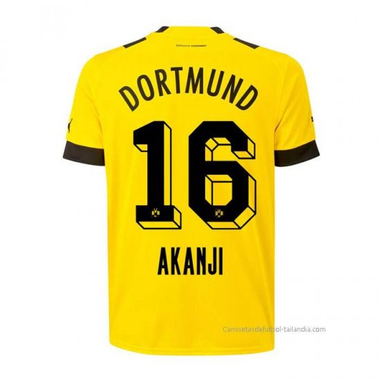 1ª Camiseta Borussia Dortmund Jugador Akanji 2022-2023 - Haga un click en la imagen para cerrar