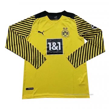 1ª Camiseta Borussia Dortmund Manga Larga 2021-2022 1ª Camiseta Borussia Dortmund Manga Larga 2021-2022