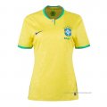 1ª Camiseta Brasil Mujer 2022