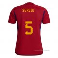 1ª Camiseta Espana Jugador Sergio 2022