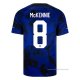 2ª Camiseta Estados Unidos Jugador McKennie 2022