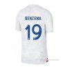 2ª Camiseta Francia Jugador Benzema 2022