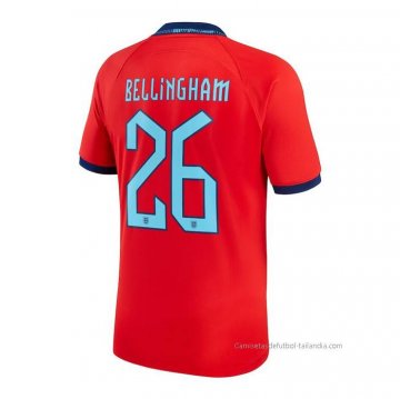 2ª Camiseta Inglaterra Jugador Bellingham 2022 2ª Camiseta Inglaterra Jugador Bellingham 2022