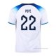 1ª Camiseta Inglaterra Jugador Pope 2022