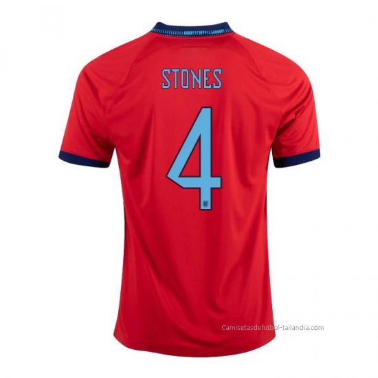 2ª Camiseta Inglaterra Jugador Stones 2022 - Haga un click en la imagen para cerrar
