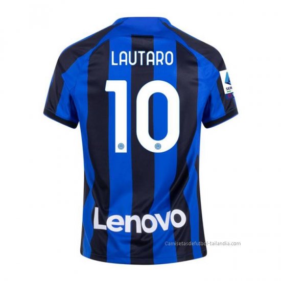 1ª Camiseta Inter Milan Jugador Lautaro 2022-2023 - Haga un click en la imagen para cerrar