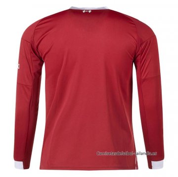 1ª Camiseta Liverpool Manga Larga 2025-2026
