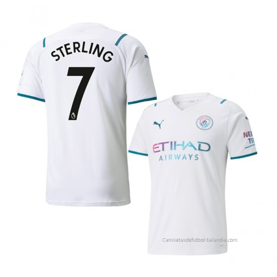 2ª Camiseta Manchester City Jugador Sterling 2021-2022 - Haga un click en la imagen para cerrar