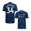3ª Camiseta Manchester United Jugador Van De Beek 2021-2022