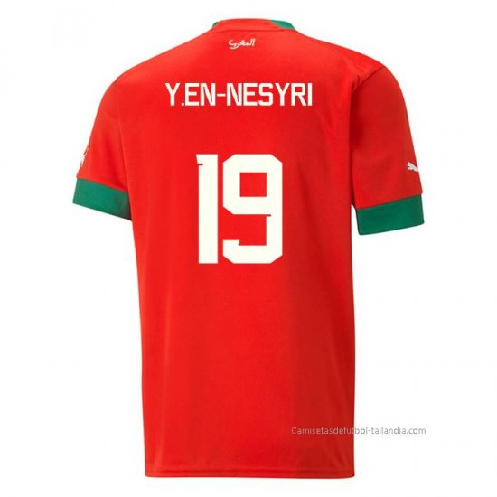 1ª Camiseta Marruecos Jugador Y.En-Nesyri 2022 - Haga un click en la imagen para cerrar