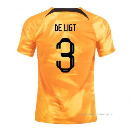 1ª Camiseta Paises Bajos Jugador De Ligt 2022 - Haga un click en la imagen para cerrar