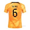 1ª Camiseta Paises Bajos Jugador De Vrij 2022