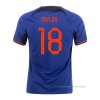 2ª Camiseta Paises Bajos Jugador Taylor 2022
