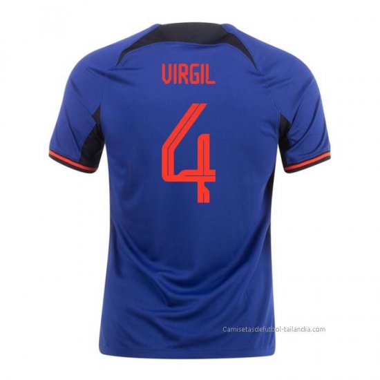 2ª Camiseta Paises Bajos Jugador Virgil 2022 - Haga un click en la imagen para cerrar