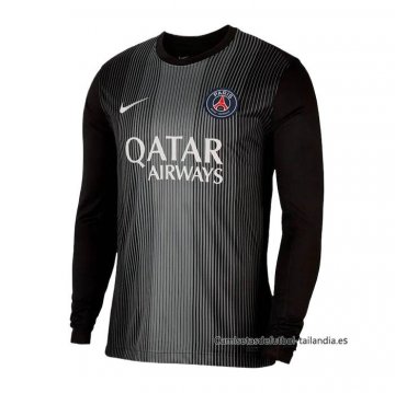1ª Camiseta Paris Saint-Germain Portero Manga Larga 2025-2026 Negro