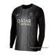 1ª Camiseta Paris Saint-Germain Portero Manga Larga 2025-2026 Negro