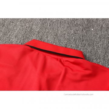 Camiseta Polo del AC Milan 2021-2022 Rojo