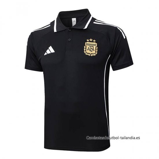 Camiseta Polo del Argentina 2025-2026 Negro - Haga un click en la imagen para cerrar