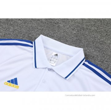 Camiseta Polo del Juventus 2022-2023 Blanco y Azul