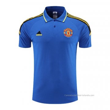Camiseta Polo del Manchester United 2022-2023 Azul Camiseta Polo del Manchester United 2022-2023 Azul