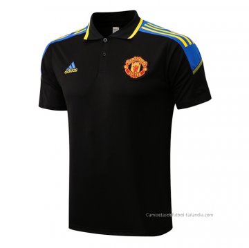Camiseta Polo del Manchester United 2022-2023 Negro Camiseta Polo del Manchester United 2022-2023 Negro