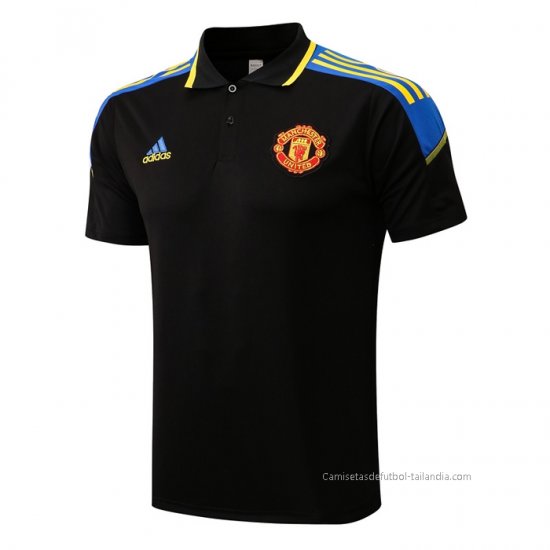 Camiseta Polo del Manchester United 2022-2023 Negro - Haga un click en la imagen para cerrar