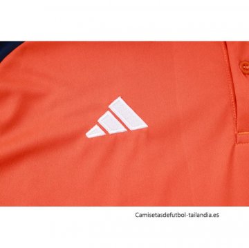 Camiseta Polo del Manchester United 2024-2025 Naranja