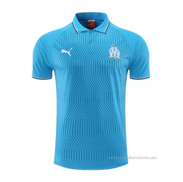 Camiseta Polo del Olympique Marsella 2022-2023 Azul Camiseta Polo del Olympique Marsella 2022-2023 Azul