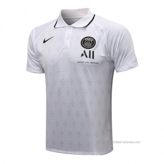 Camiseta Polo del Paris Saint-Germain 2021-2022 Blanco - Haga un click en la imagen para cerrar