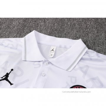 Camiseta Polo del Paris Saint-Germain 2021-2022 Blanco
